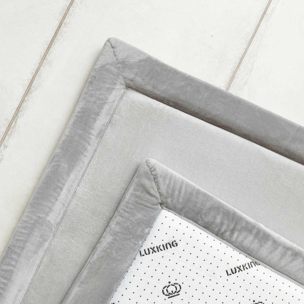 LuxKing Cloud Mat Grey Color Edge Picture