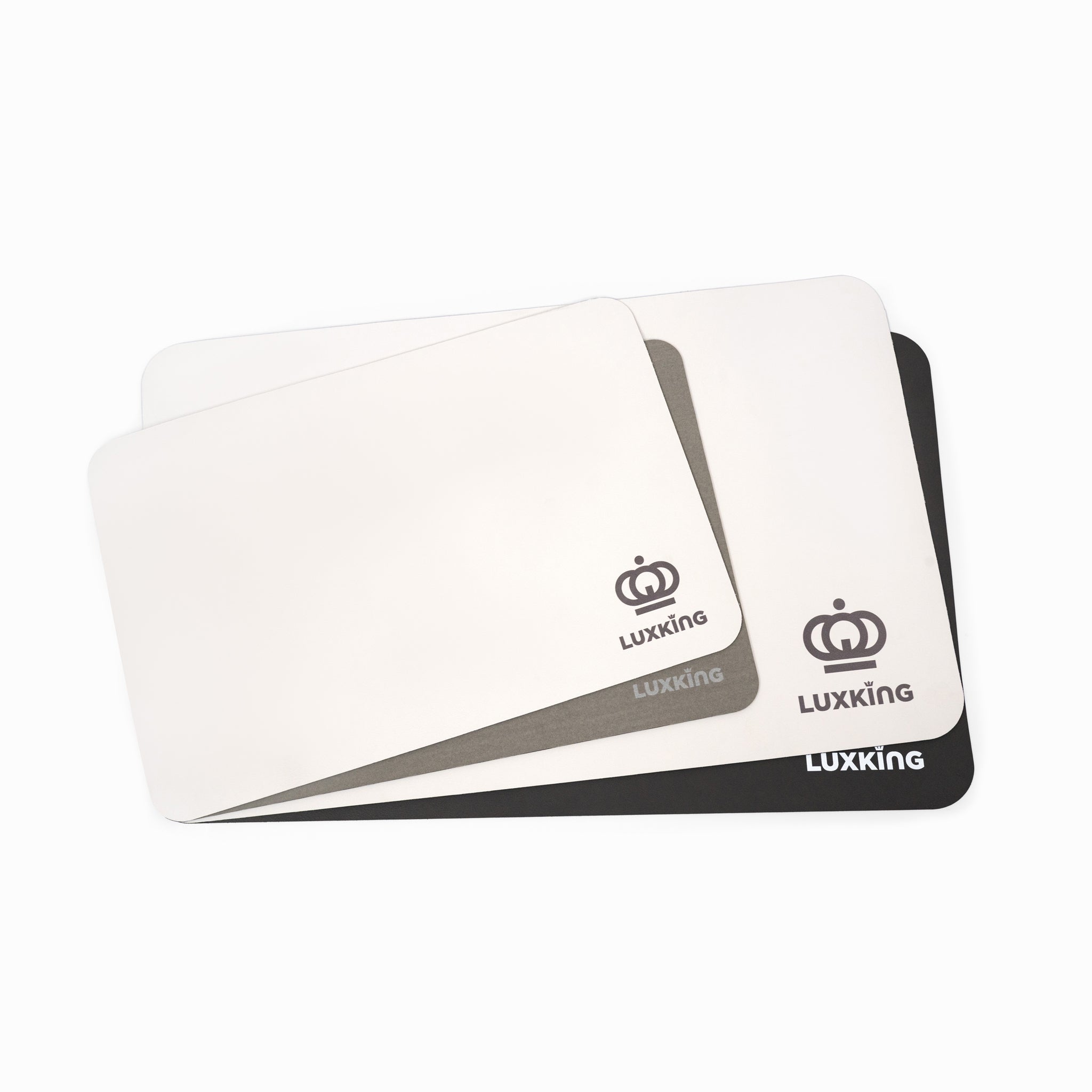 White card with Luxking logo on a white background