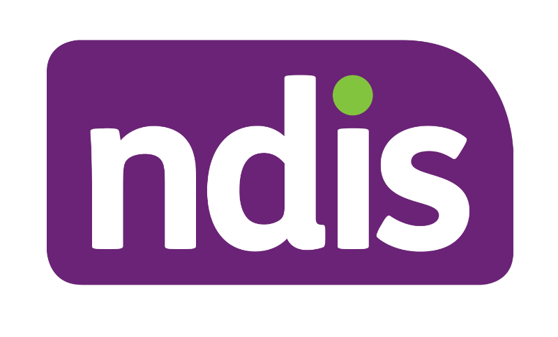 NDIS logo on a purple background