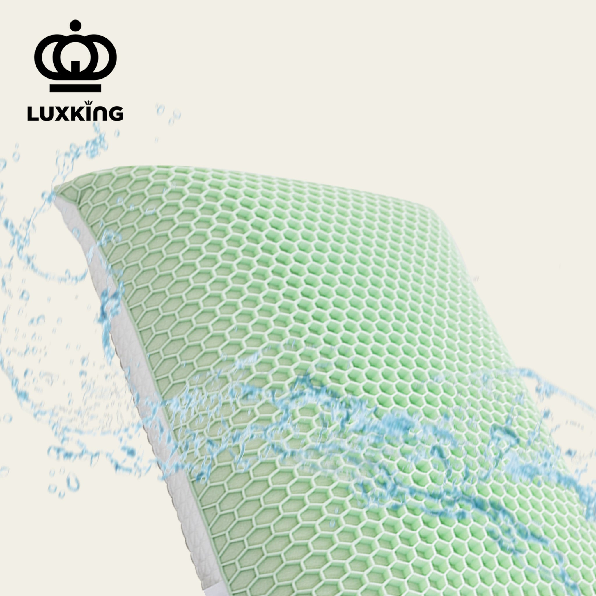LuxKing®  Cooling Gel Top Memory Foam Pillow