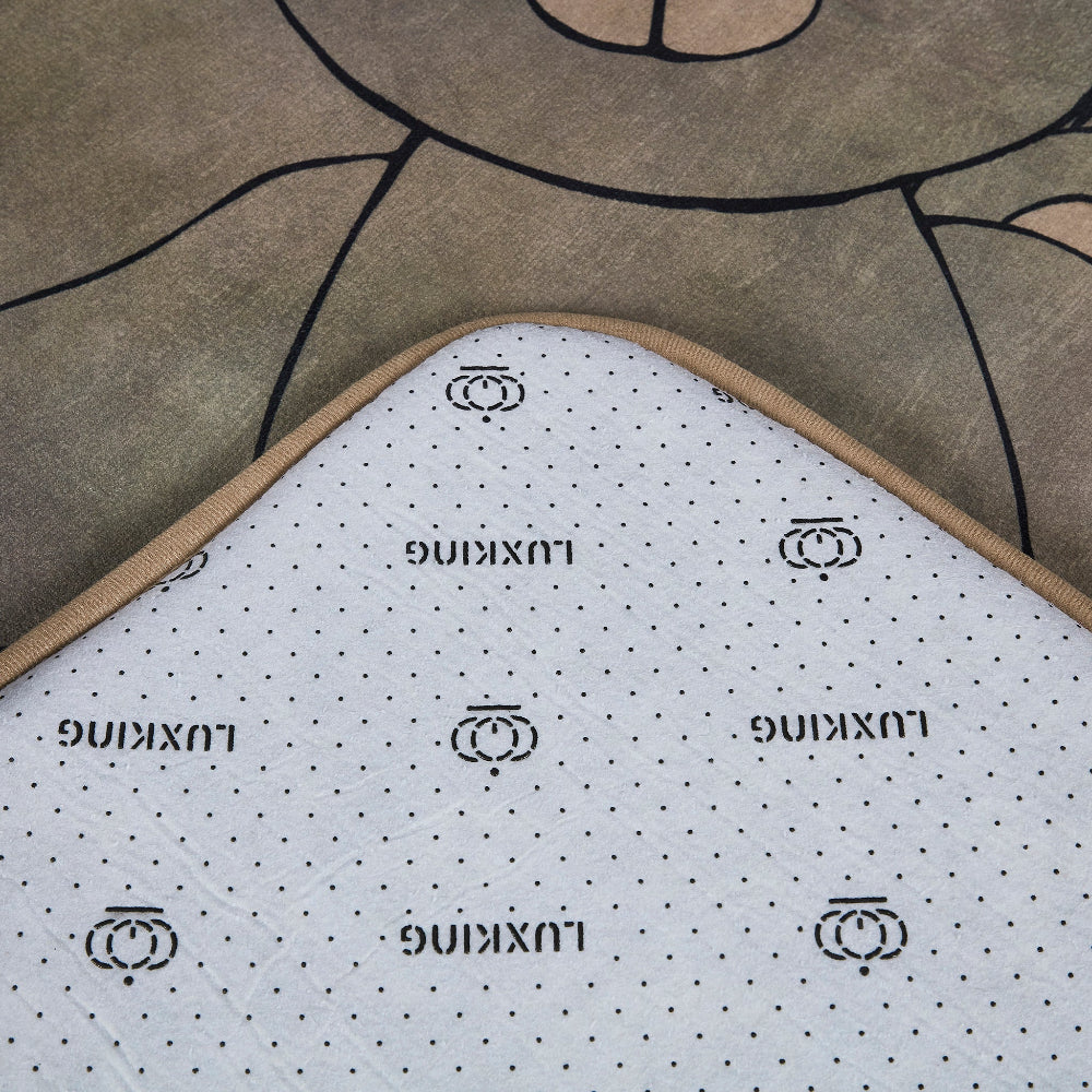 LuxKing® Cloud Mat Designer Print | Cartoon Bears (Soft Touch Sensory Tatami Rug)
