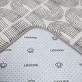 LuxKing® Cloud Mat Desinger Print |  UK Black & White 1 (Soft Touch Sensory Tatami Rug)