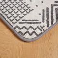 LuxKing® Cloud Mat Desinger Print |  UK Black & White 2 (Soft Touch Sensory Tatami Rug)