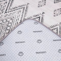 LuxKing® Cloud Mat Desinger Print |  UK Black & White 4 (Soft Touch Sensory Tatami Rug)