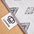 LuxKing® Cloud Mat Desinger Print |  UK Black & White 4 (Soft Touch Sensory Tatami Rug)