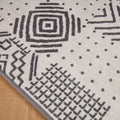 LuxKing® Cloud Mat Desinger Print |  UK Black & White 2 (Soft Touch Sensory Tatami Rug)