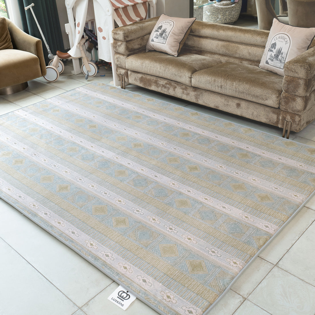 LuxKing Cloud Mat Spanish Yellow Pattern Main Picture