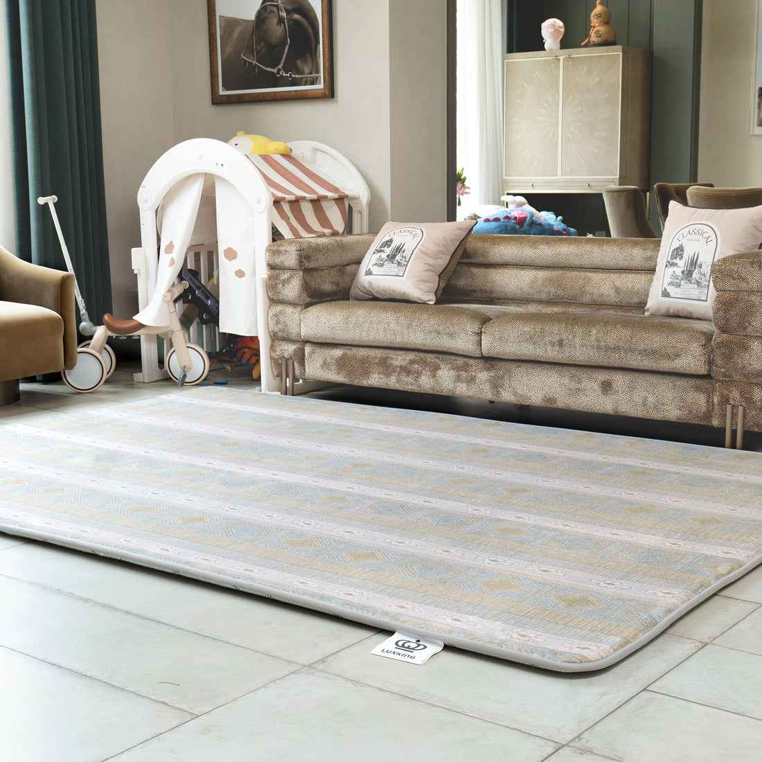 LuxKing Cloud Mat Spanish Yellow Pattern Main Picture