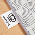 LuxKing® Cloud Mat Designer Print |  UK Black & White 1 (Soft Touch Sensory Tatami Rug)