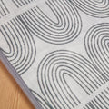 LuxKing® Cloud Mat Desinger Print |  UK Black & White 1 (Soft Touch Sensory Tatami Rug)