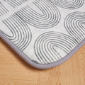 LuxKing® Cloud Mat Desinger Print |  UK Black & White 1 (Soft Touch Sensory Tatami Rug)