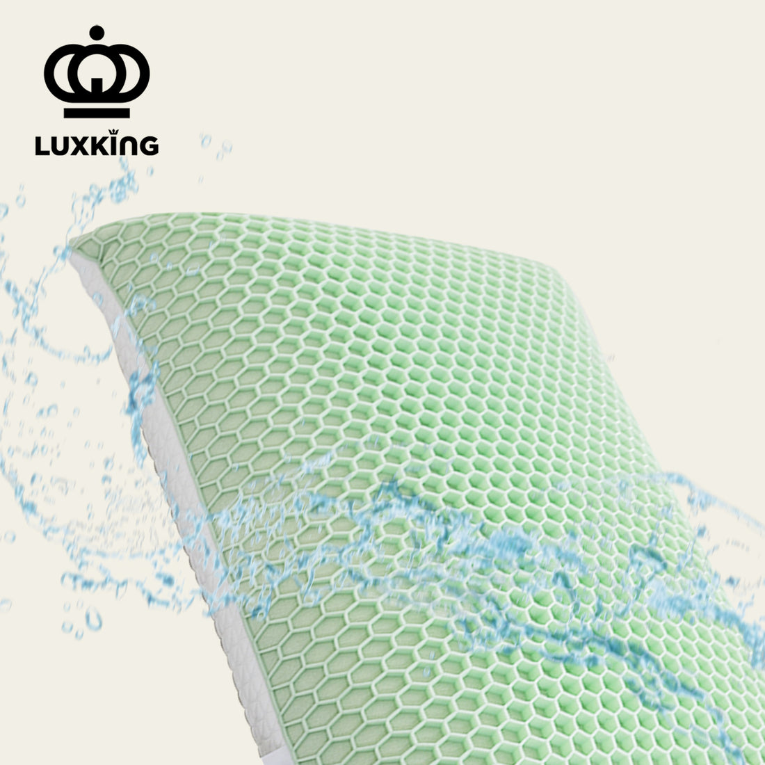 LuxKing®  Cooling Gel Top Memory Foam Pillow