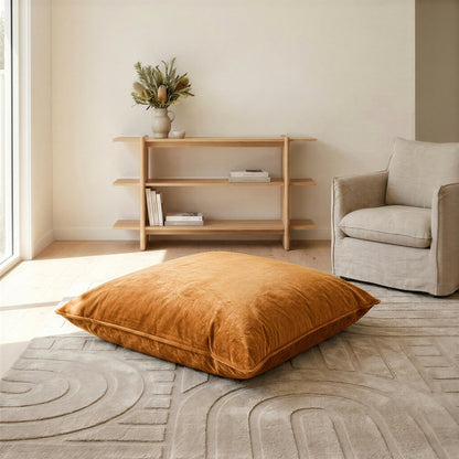 LuxKing Mega Cloud Pillow Golden Brown