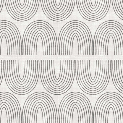 Pattern of black curved lines on a white background